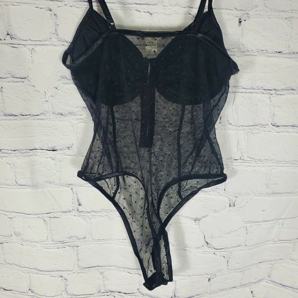 Bozzolo Women's Black Push Up Bra Bodysuit - Picture 5 of 6